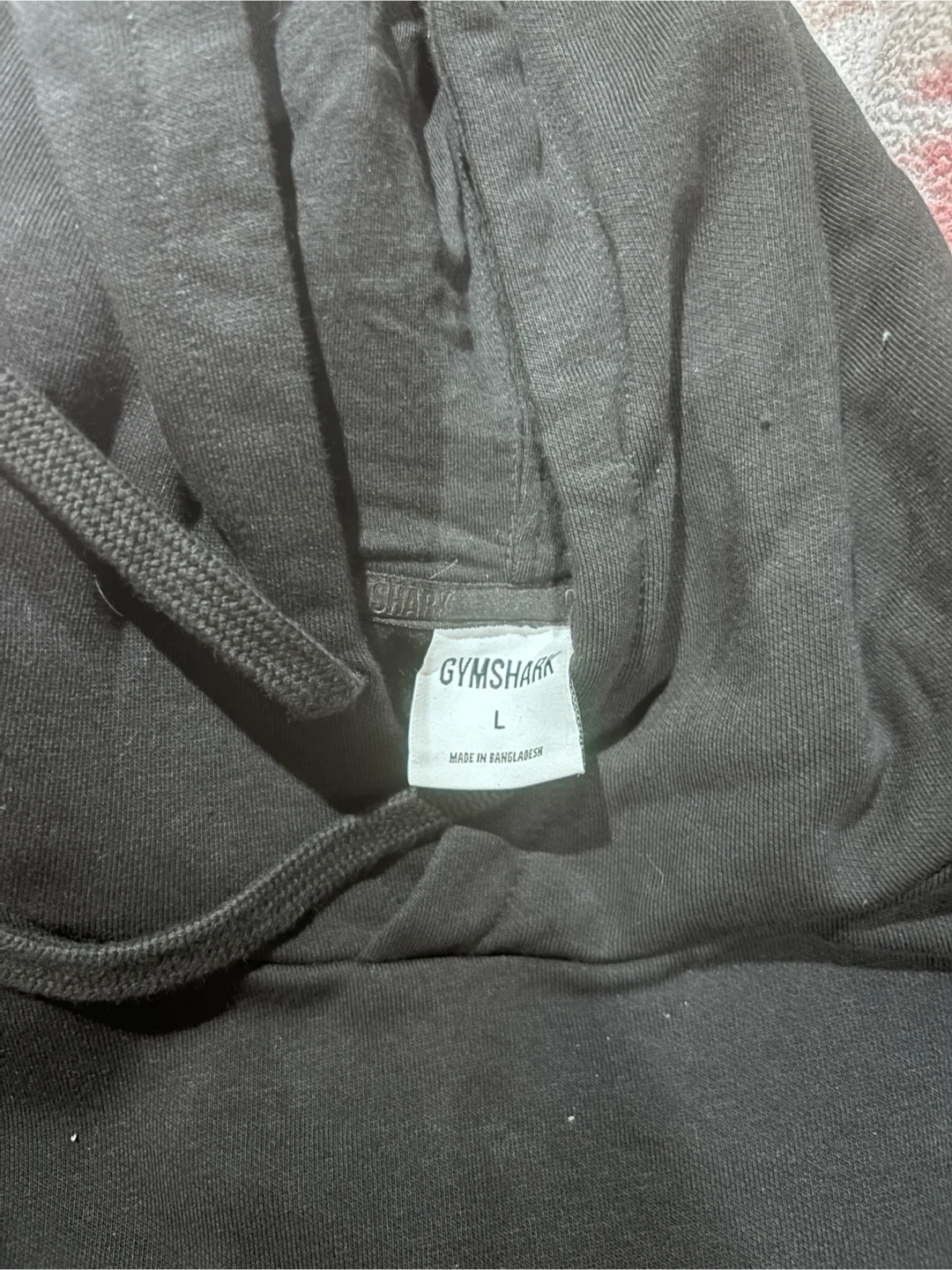 Gymshark Black Hoodie Size L - photo 2