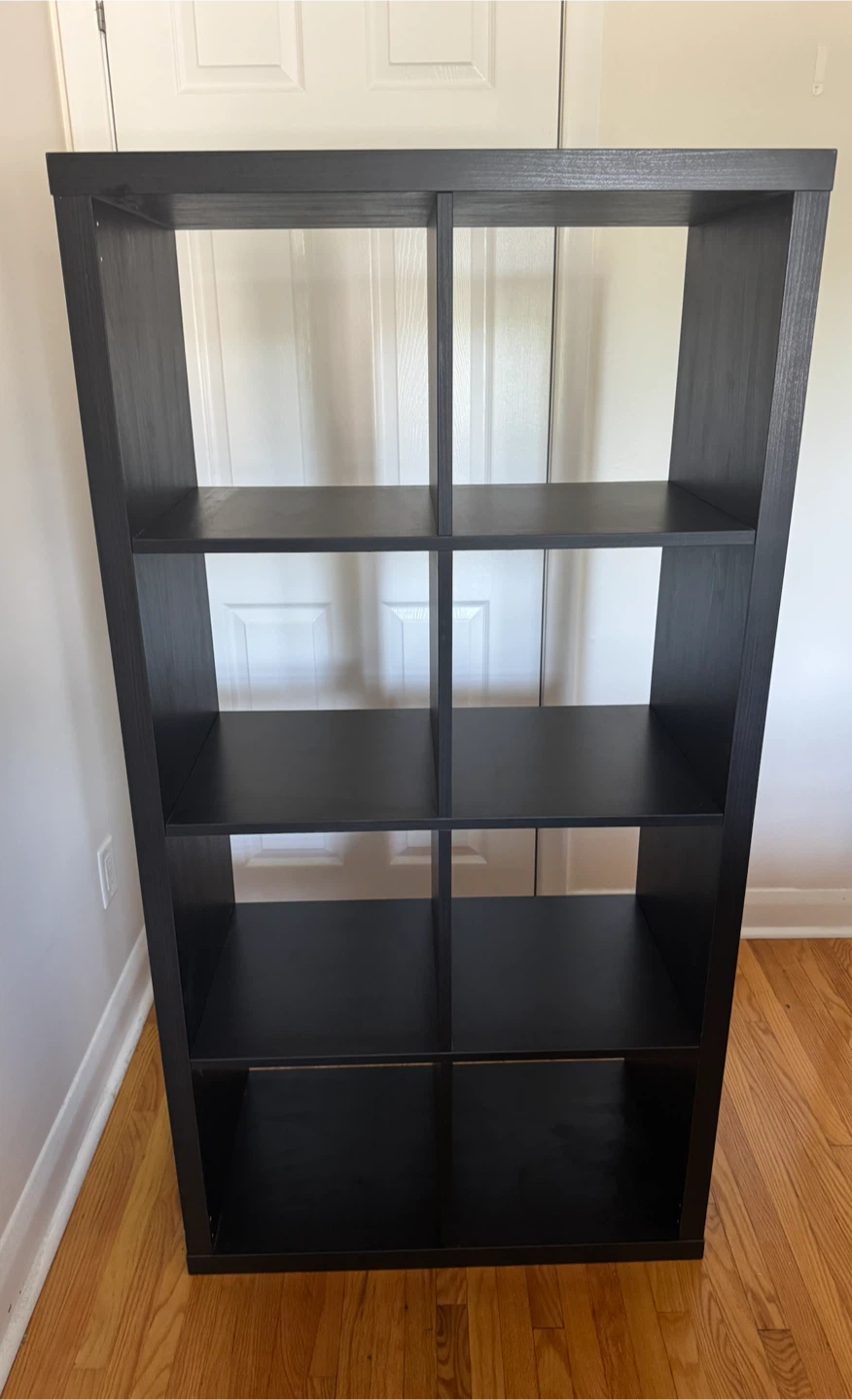 IKEA Kallax 8- Black 8-Cube Storage Shelf