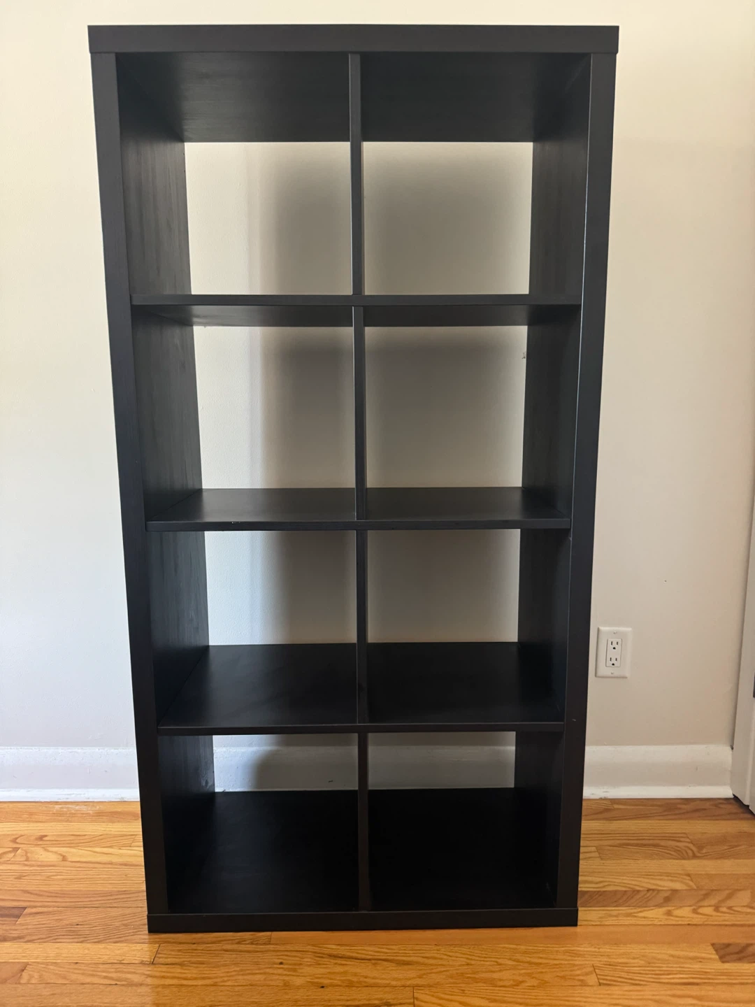 IKEA Kallax 8- Black 8-Cube Storage Shelf - photo 3