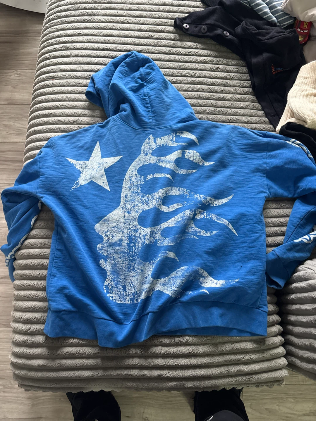 Blue Graphic Hoodie
