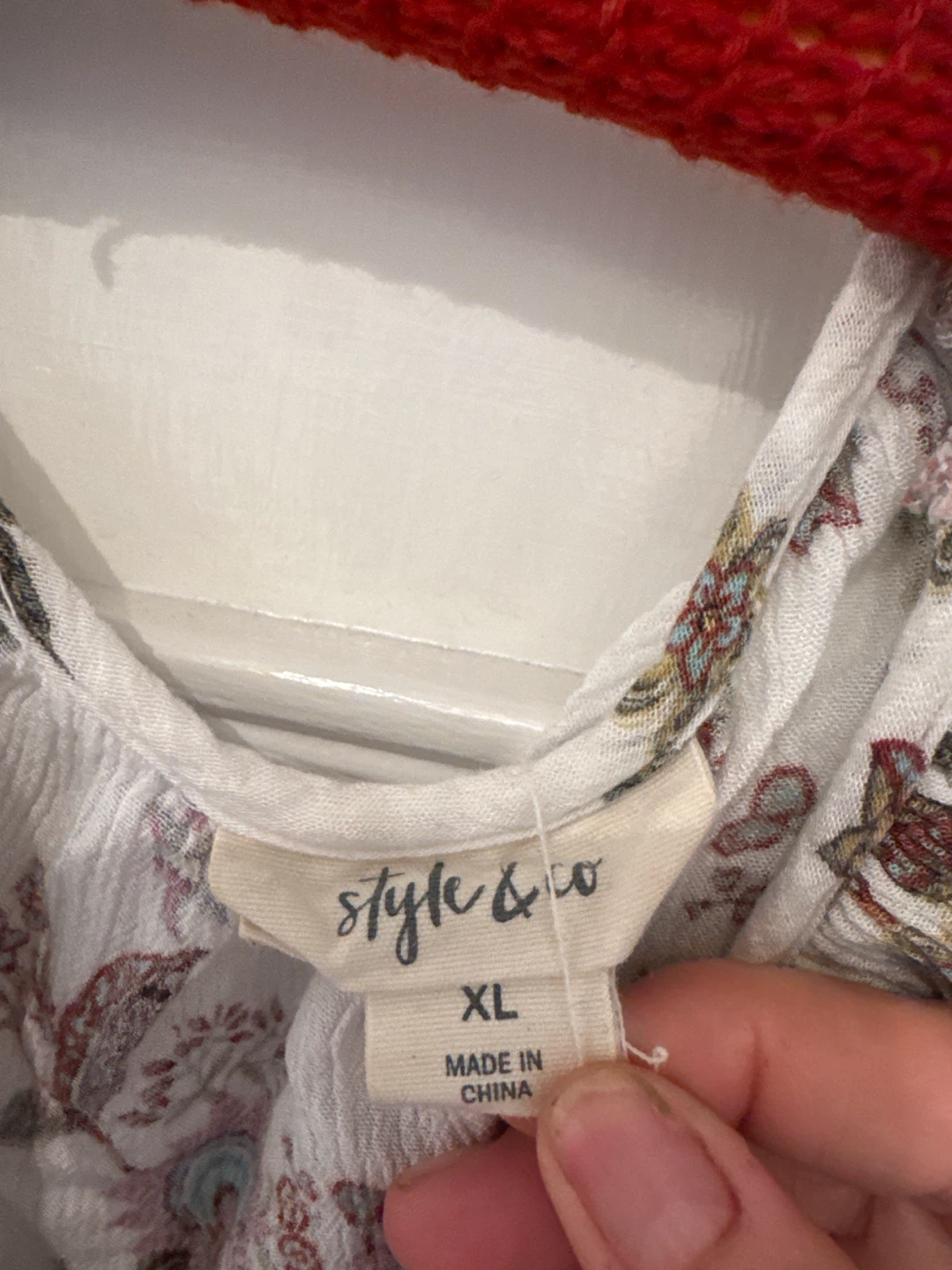 Style & Co Floral Kimono Top XL - photo 2
