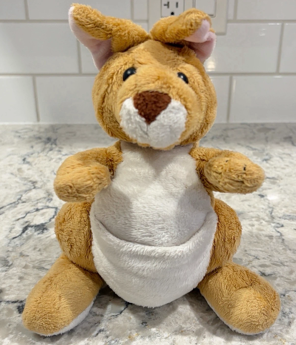 Beanie Bottomed Stuffed Animals - Elephant and Kangaroo - photo 3