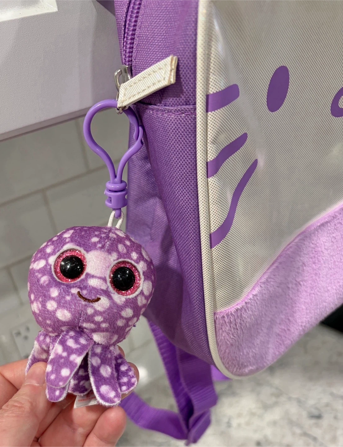 Hello Kitty Mini Backpack with Octopus Charm - photo 4