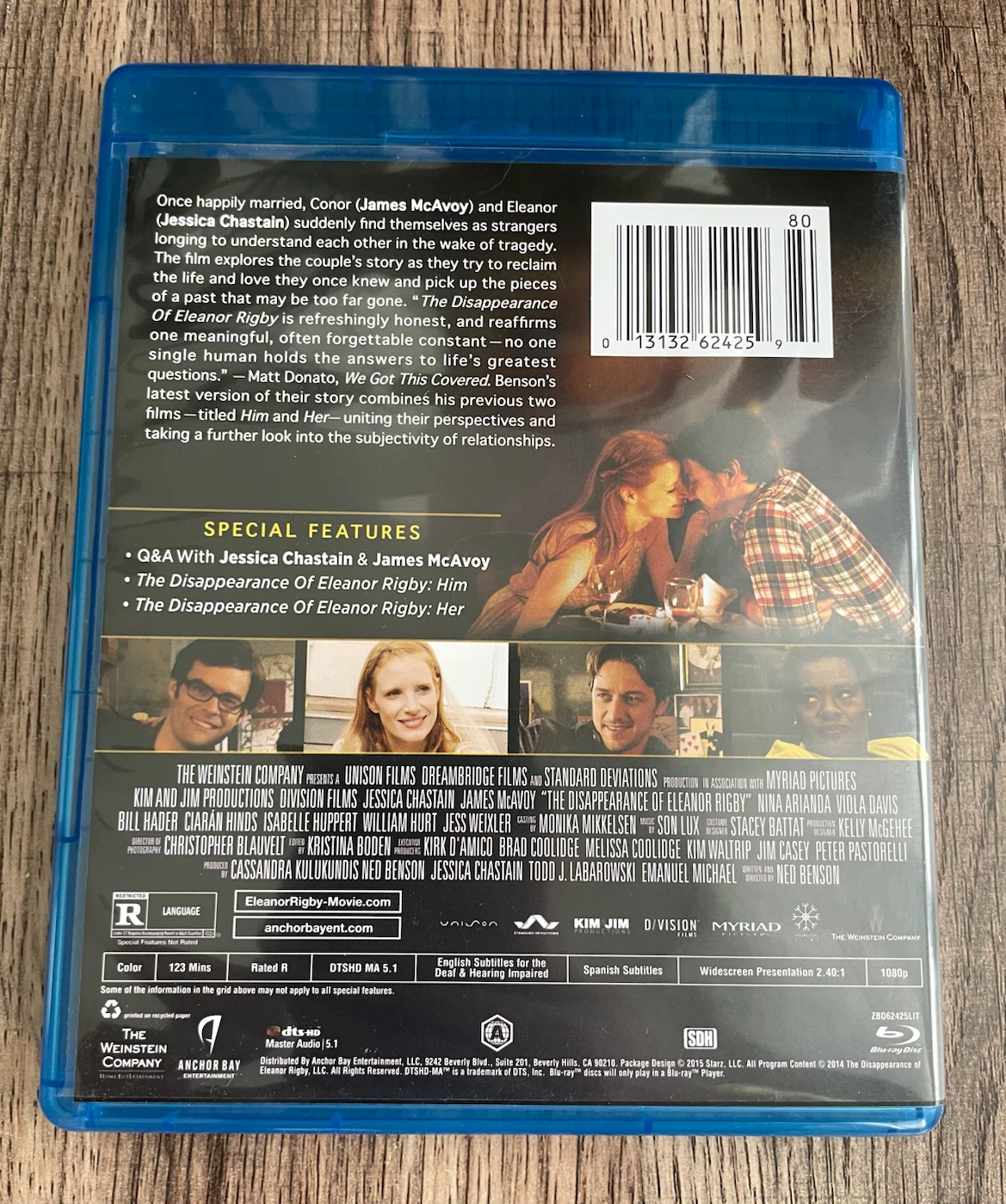 The Disappearance Of Eleanor Rigby Blu Ray - photo 2