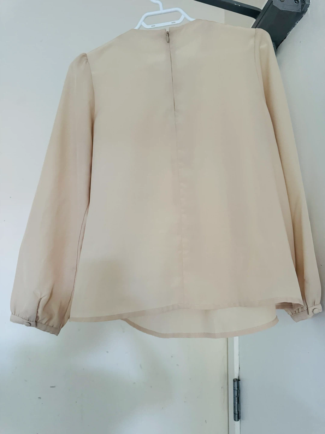 YECCA VECCA Beige Beaded Neckline Blouse - photo 2