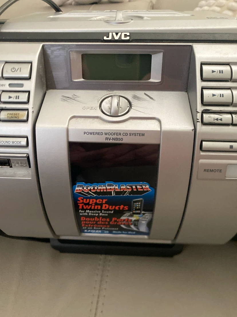 JVC RV-NB50 Boomblaster Powered Woofer CD System