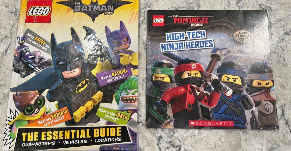 Pair of Lego Kids Books