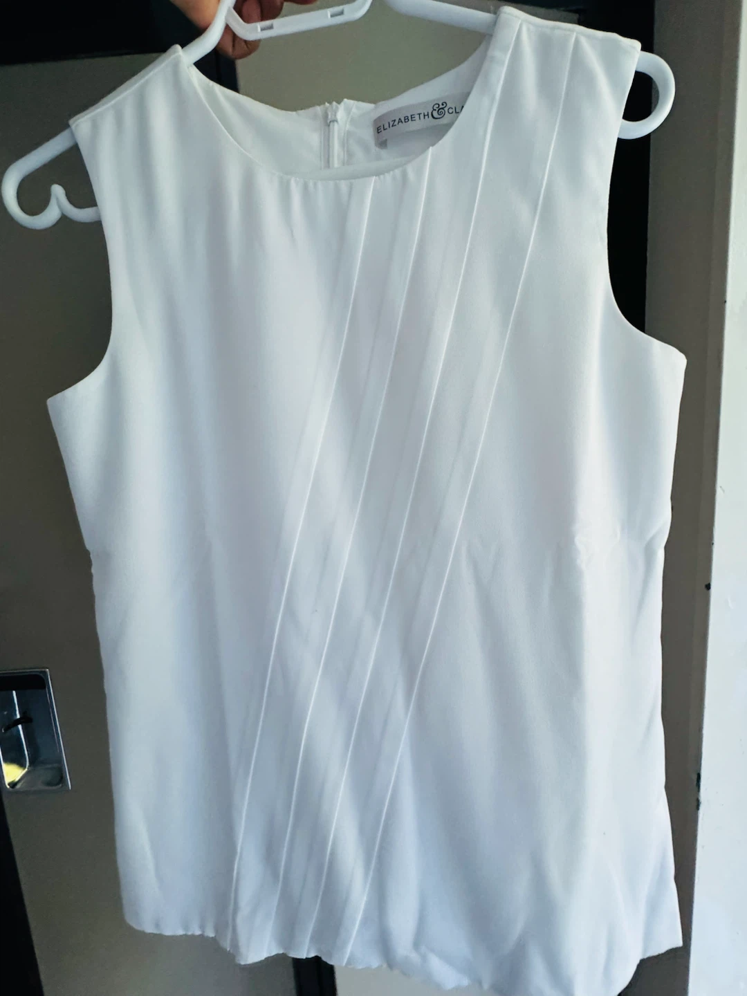 White Sleeveless Top