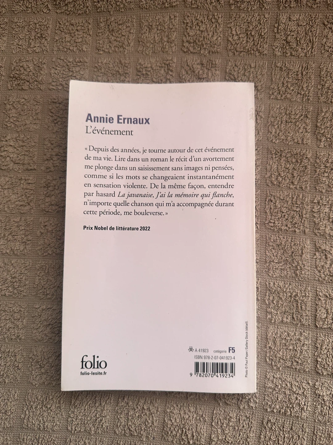 Annie Ernaux L'événement Book - photo 3