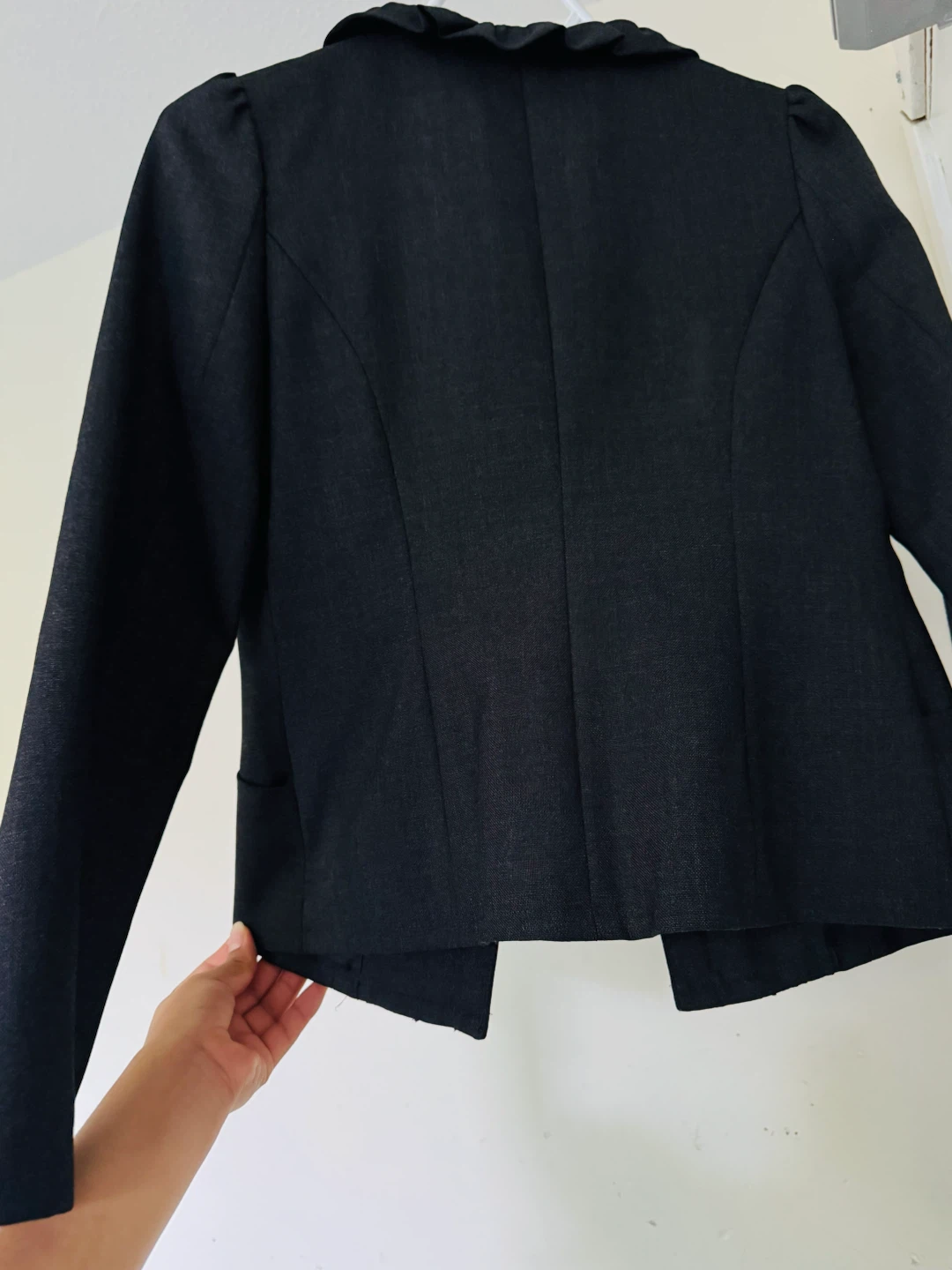 Martha Women's Black Ruffled Jacket - photo 2