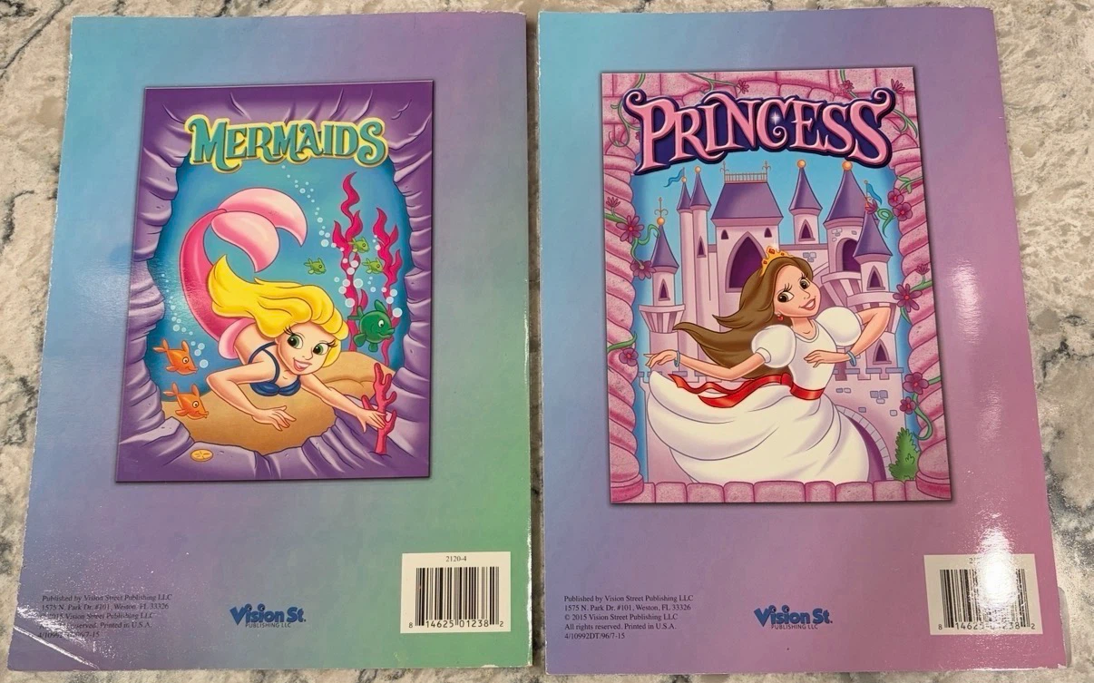 Mermaids & Princesses Coloring & Activities Books (Set of 2) - photo 2