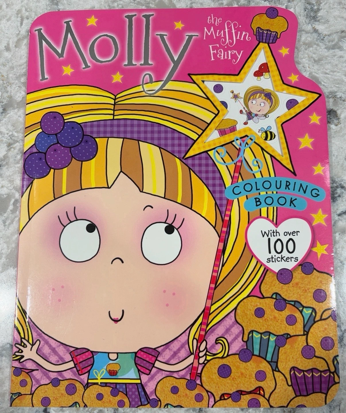 The Muffin Fairy Molly Colouring Book with Stickers