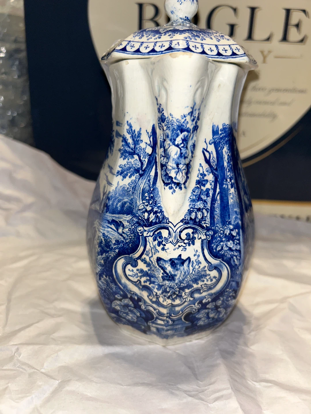 Vintage & rare coffee pitcher transfer process 1840-1880s - photo 2