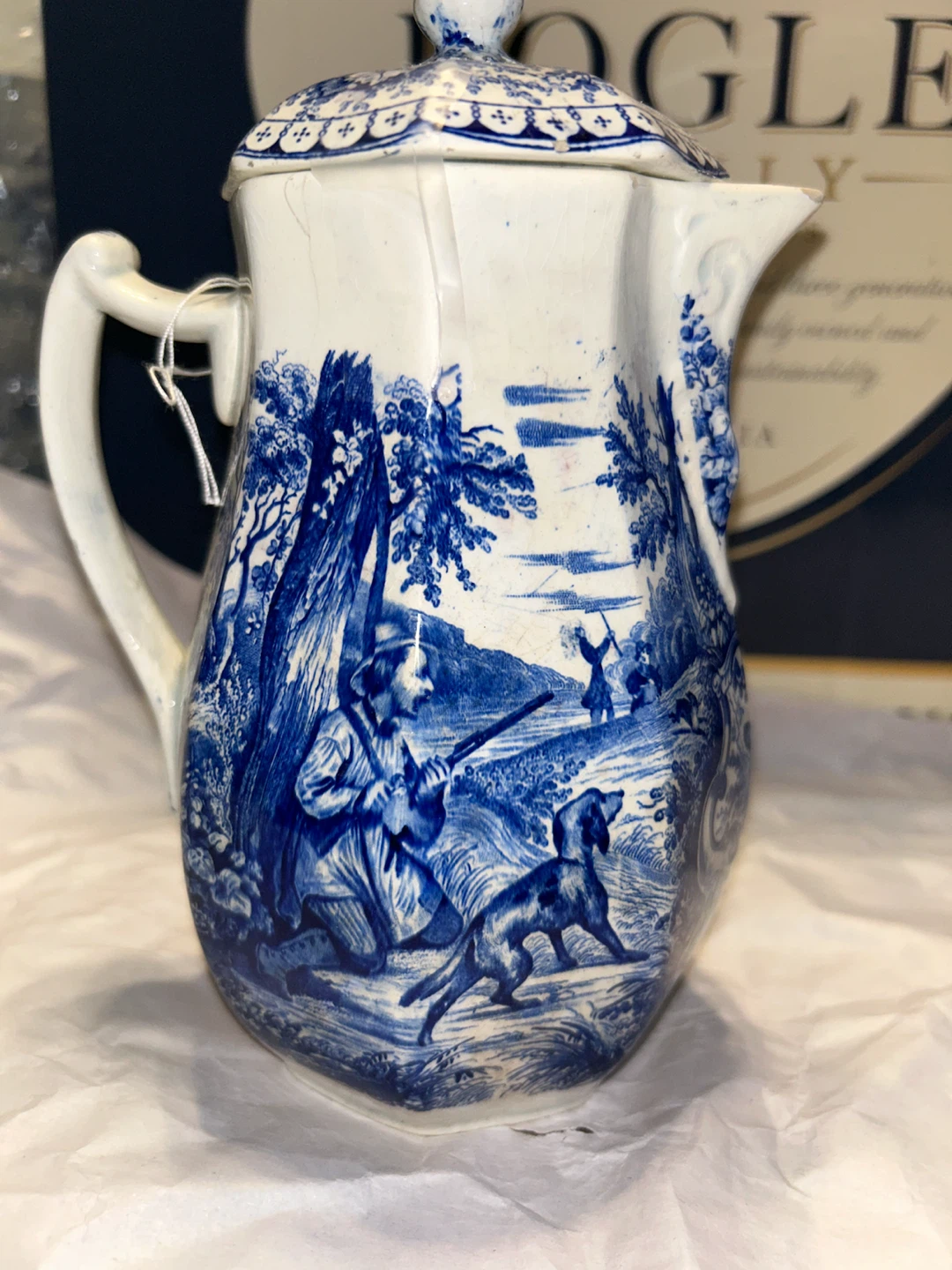 Vintage & rare coffee pitcher transfer process 1840-1880s - photo 3