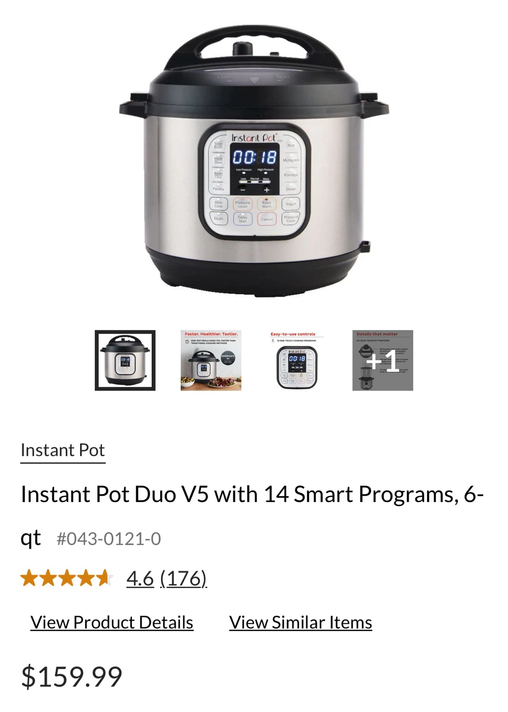 Instant Pot Duo 6-qt Pressure Cooker - photo 4