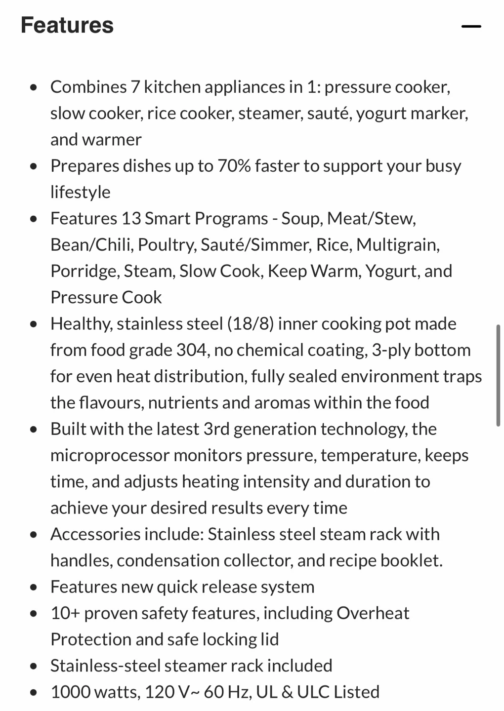 Instant Pot Duo 6-qt Pressure Cooker - photo 5