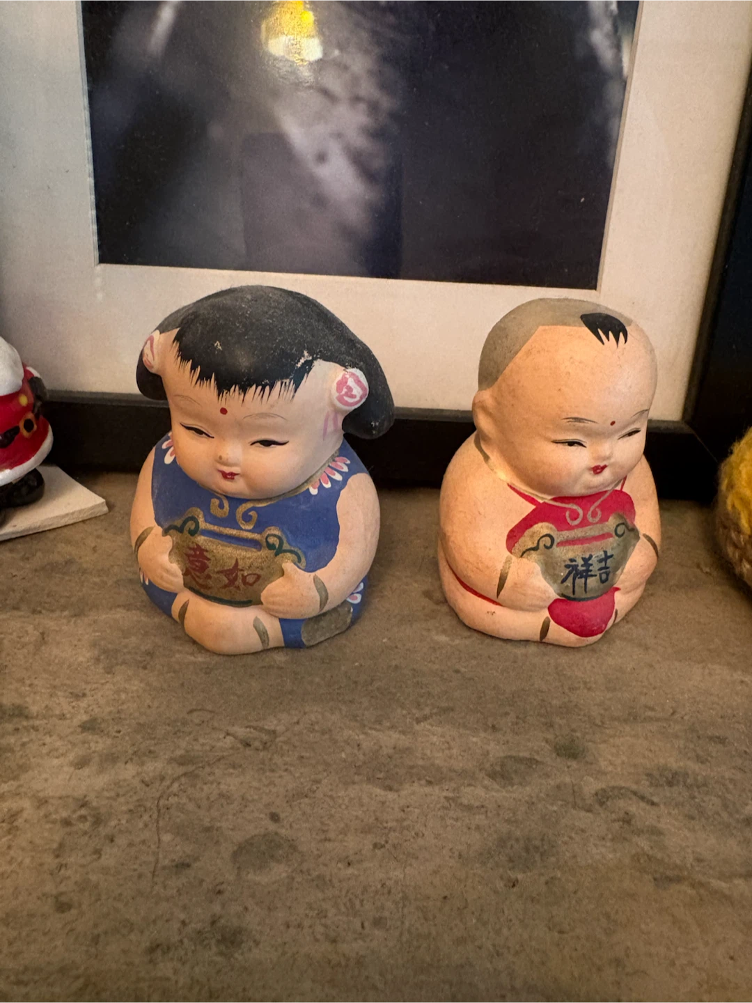 Pair of Ceramic Figurines
