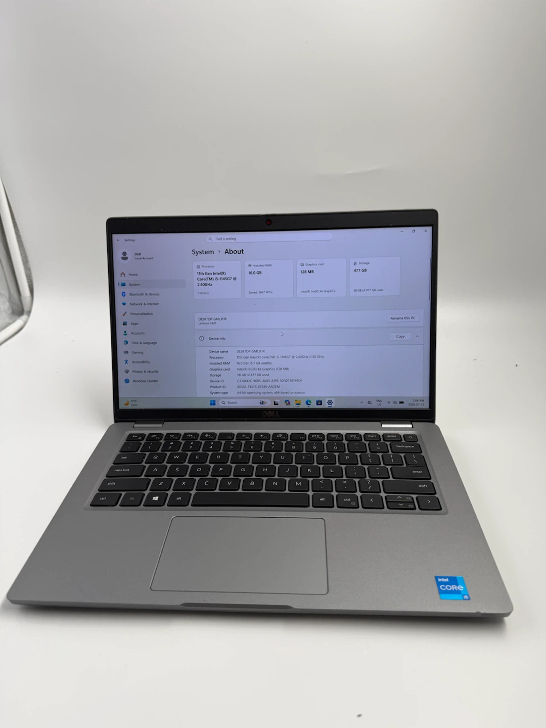 Dell Latitude 5420 i5 11 gen 16 GB 512 SSD MS Office