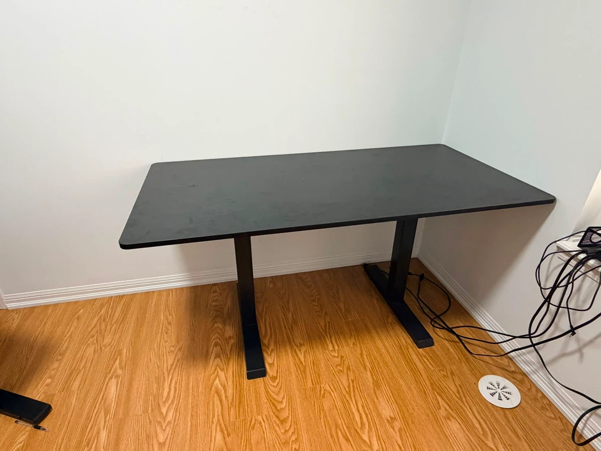 Black work table