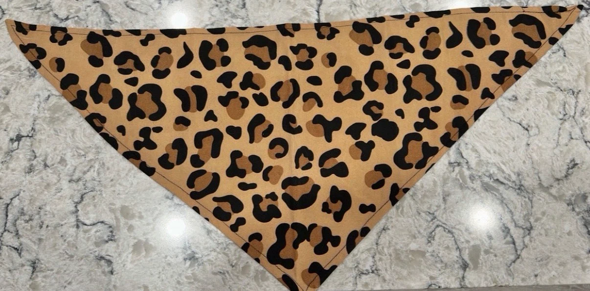 Leopard Print Pet/Children’s Bandanas