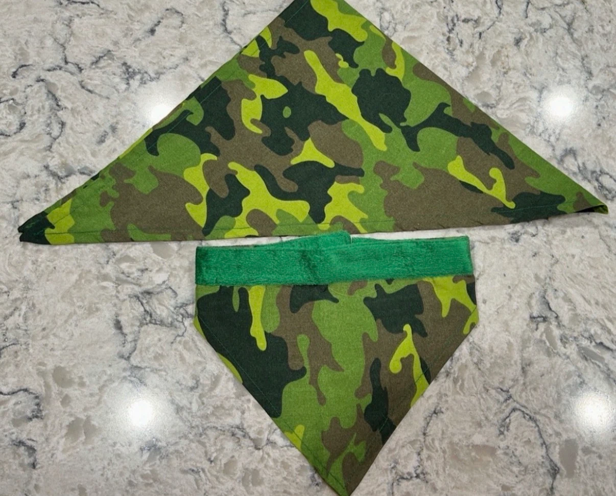 Camouflage Print Pet/Children’s Bandanas