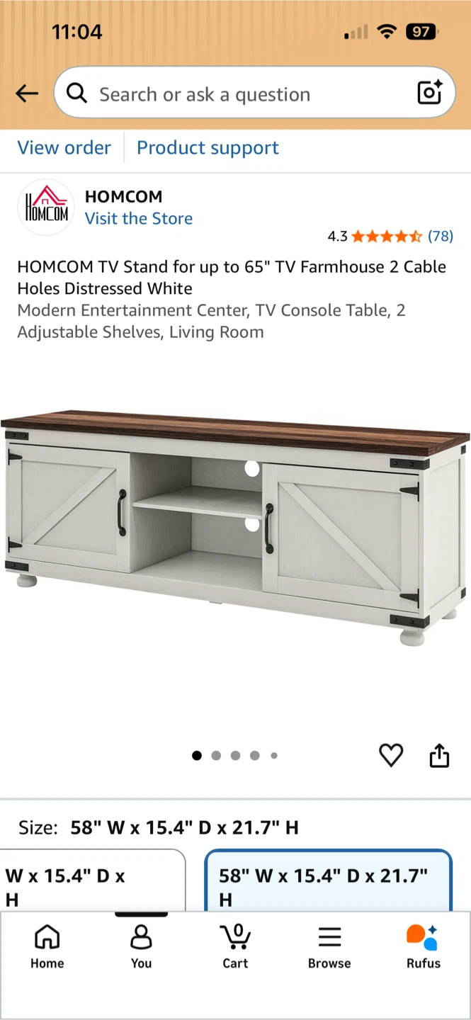 Large TV Stand - photo 2