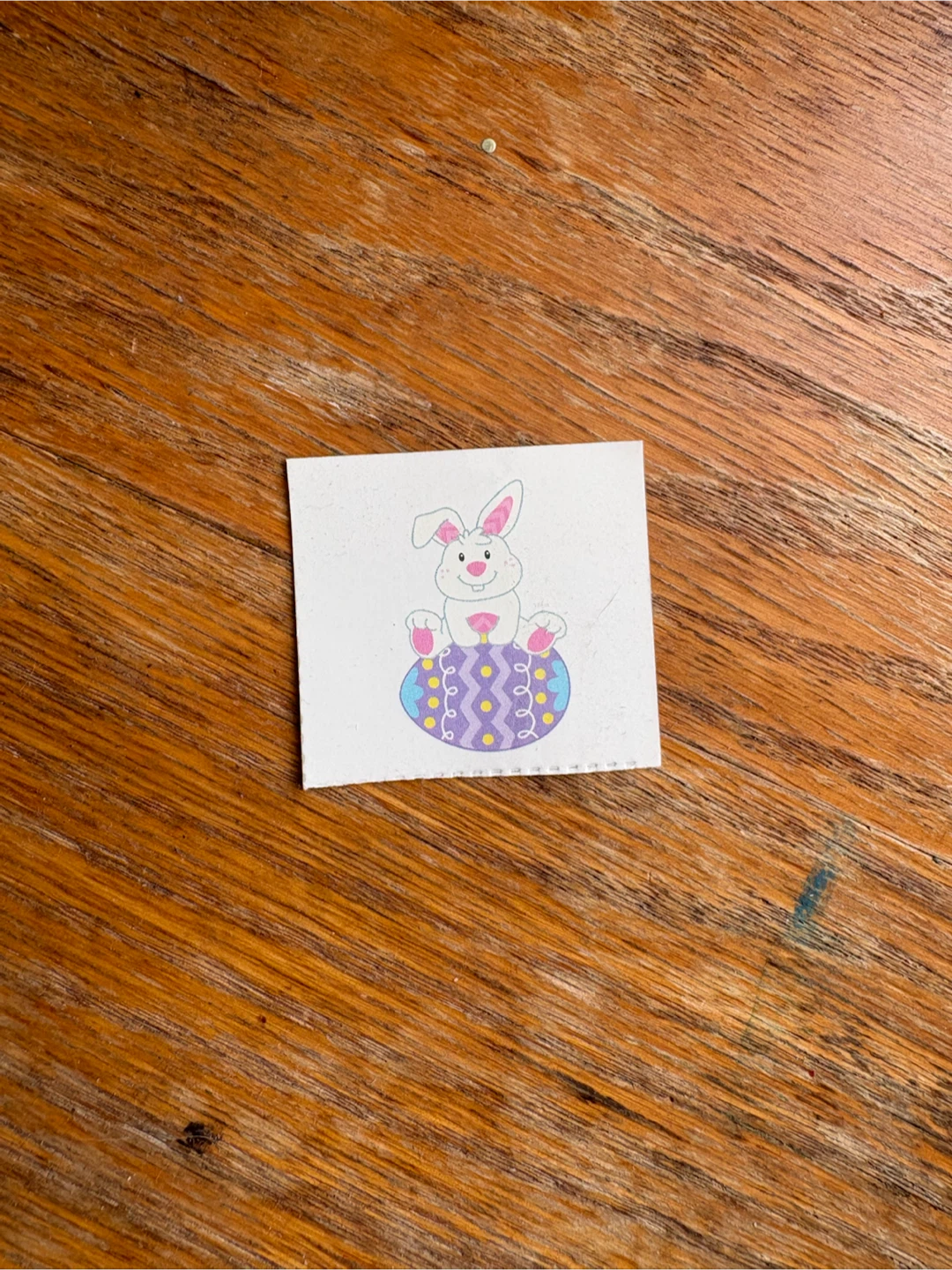 Easter Bunny Temporary Tattoo