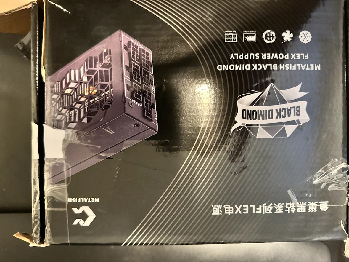 MetalFish Black Diamond 350M Flex ATX Power Supply - photo 2