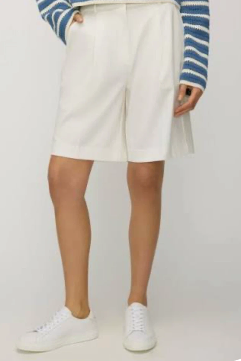 Sz 8 - Kit and Ace Prentice Long Tailored Shorts in Bone