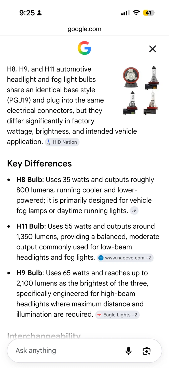 HLXG LED Headlight Bulbs H8 H9 H11 - photo 3