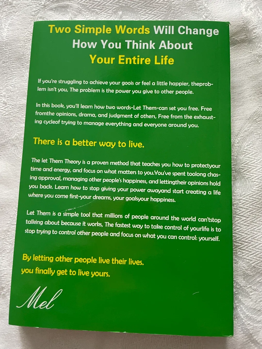 NEW! The Let Them Theory by Mel Robbins Book - photo 2