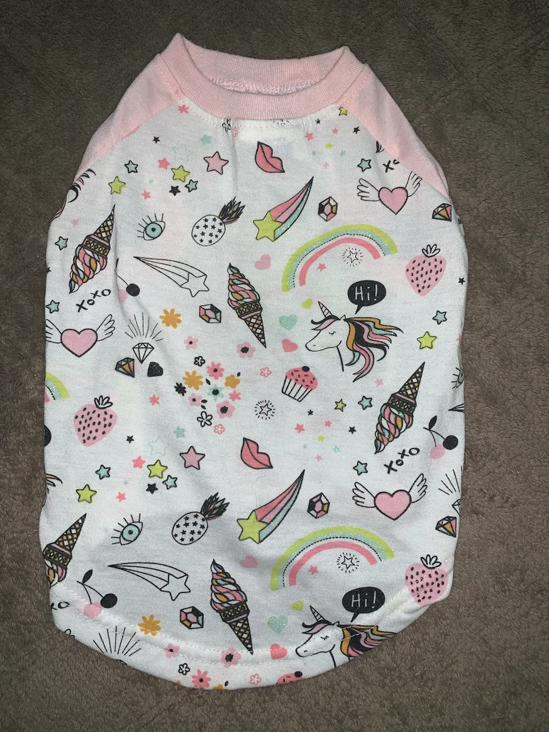 Top Paw Unicorn Print Dog Tee Shirt - photo 2
