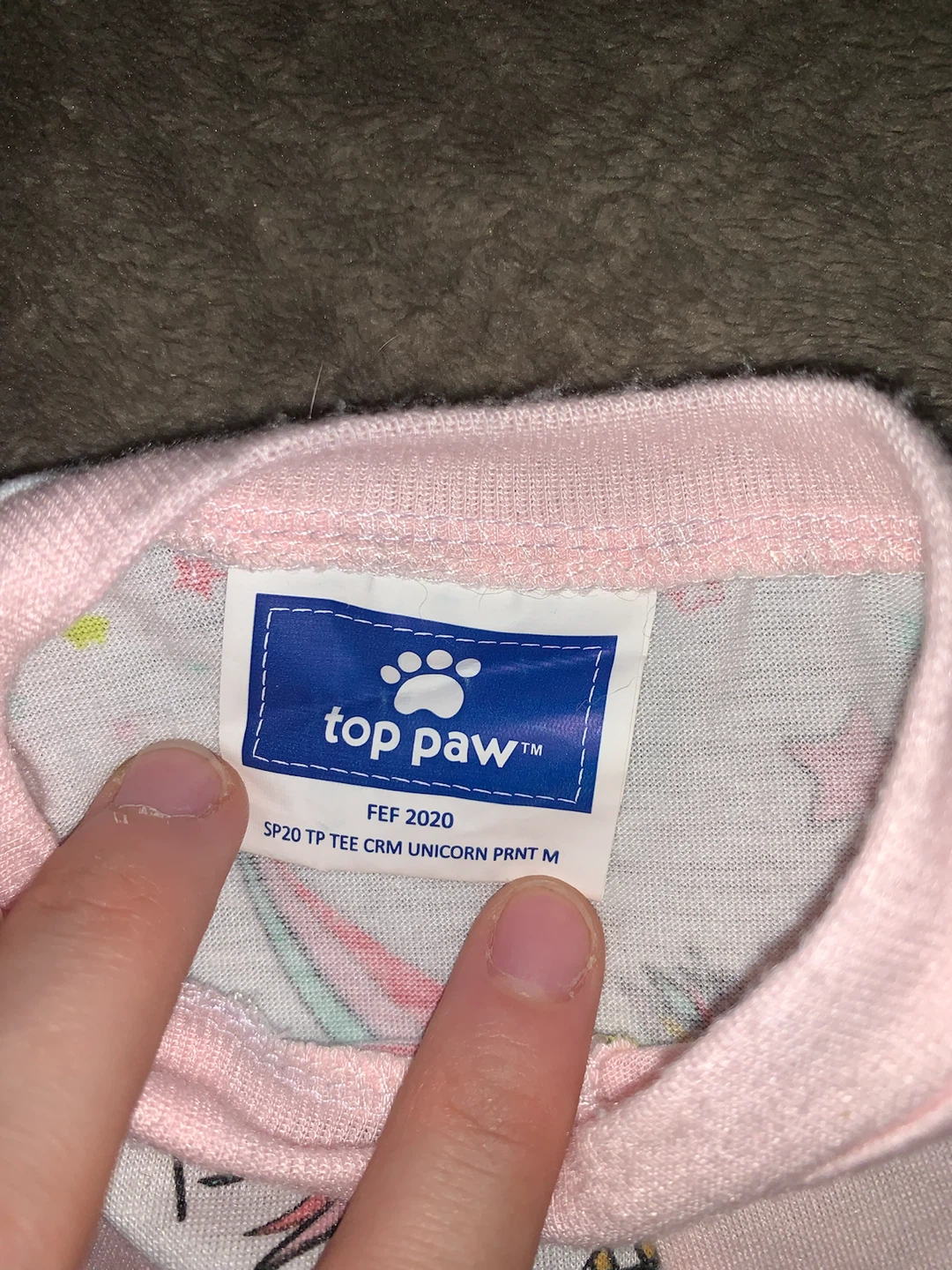 Top Paw Unicorn Print Dog Tee Shirt - photo 3