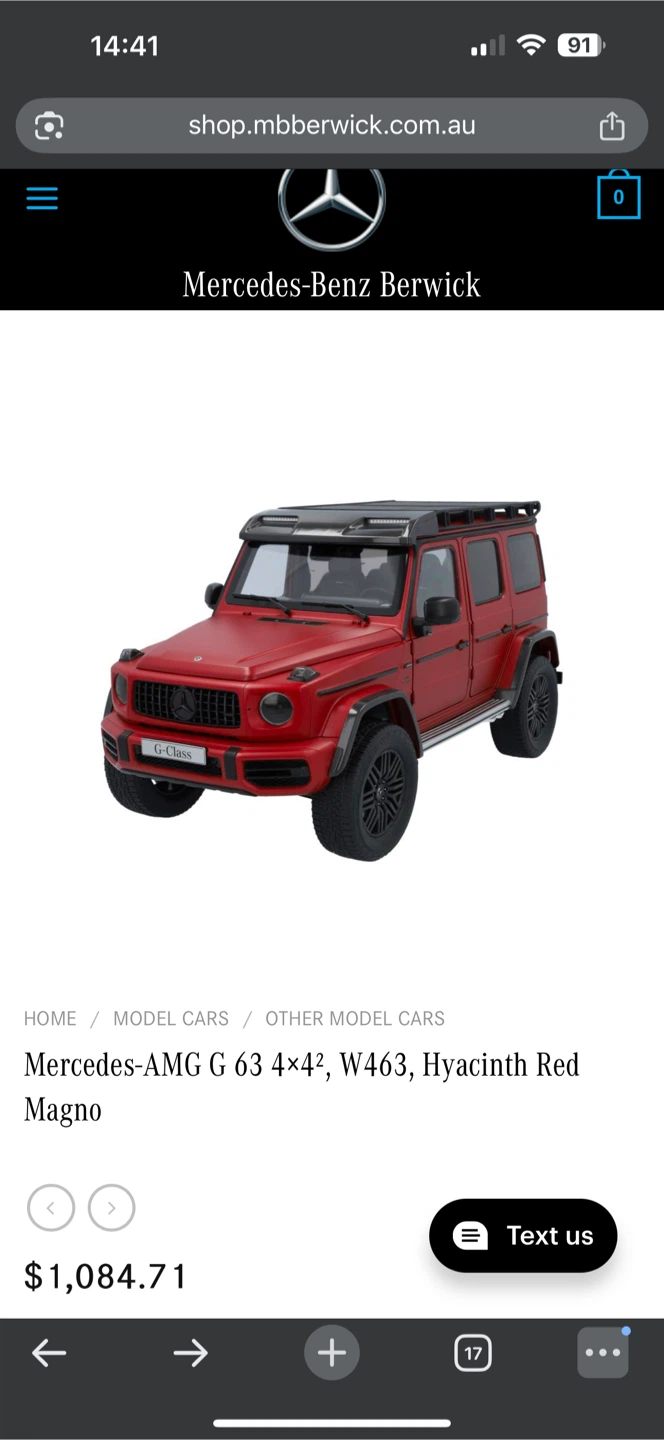 NZG 1:12 Scale Mercedes-Benz G63 (W463) 4x4 AMG Model Car - photo 2