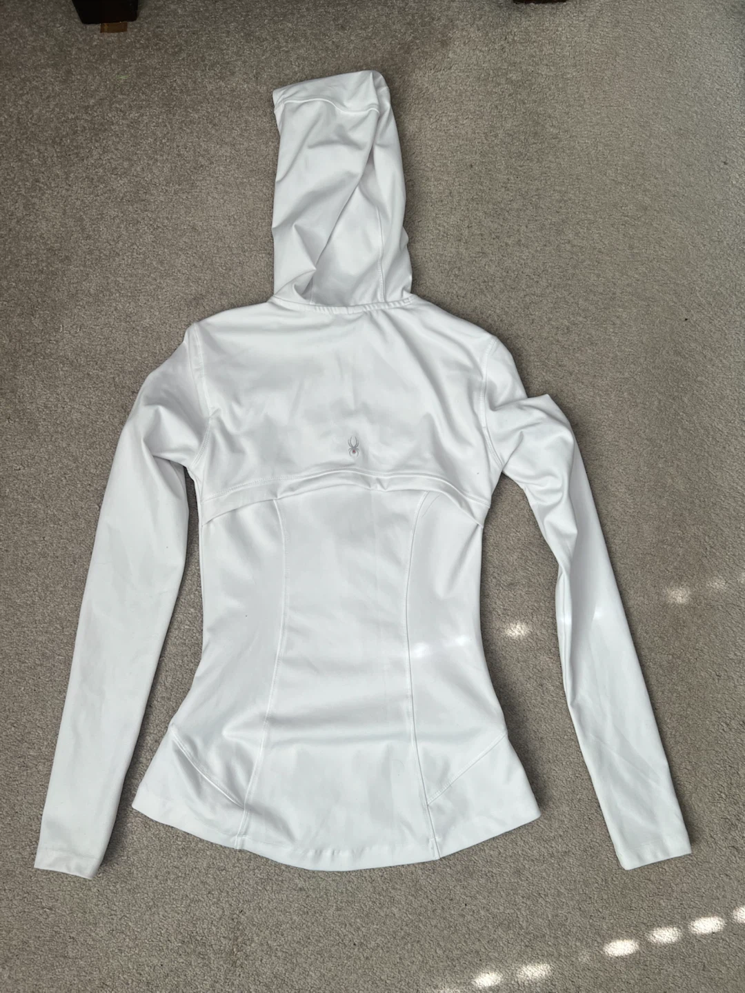 Spyder Active White Hooded Zip-Up Jacket size xs - photo 3