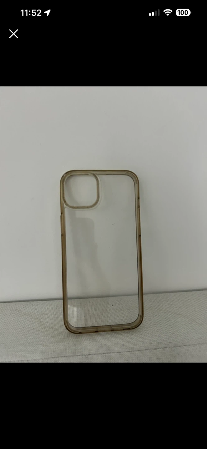 Clear phone case
