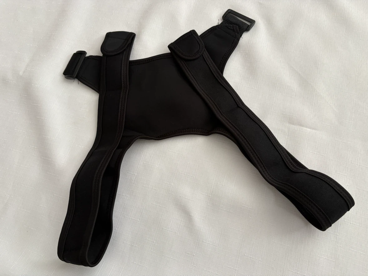 Black Unisex Posture Corrector Brace - photo 2