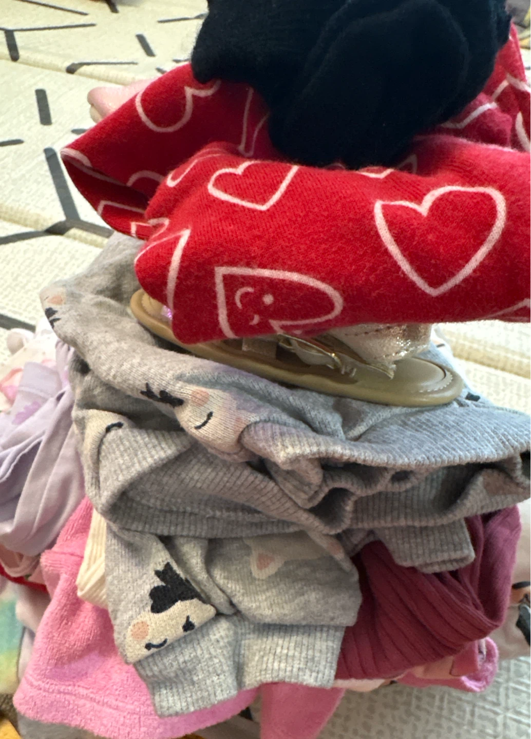 Baby Girl Shoes and Clothing Bundle 12month-2t