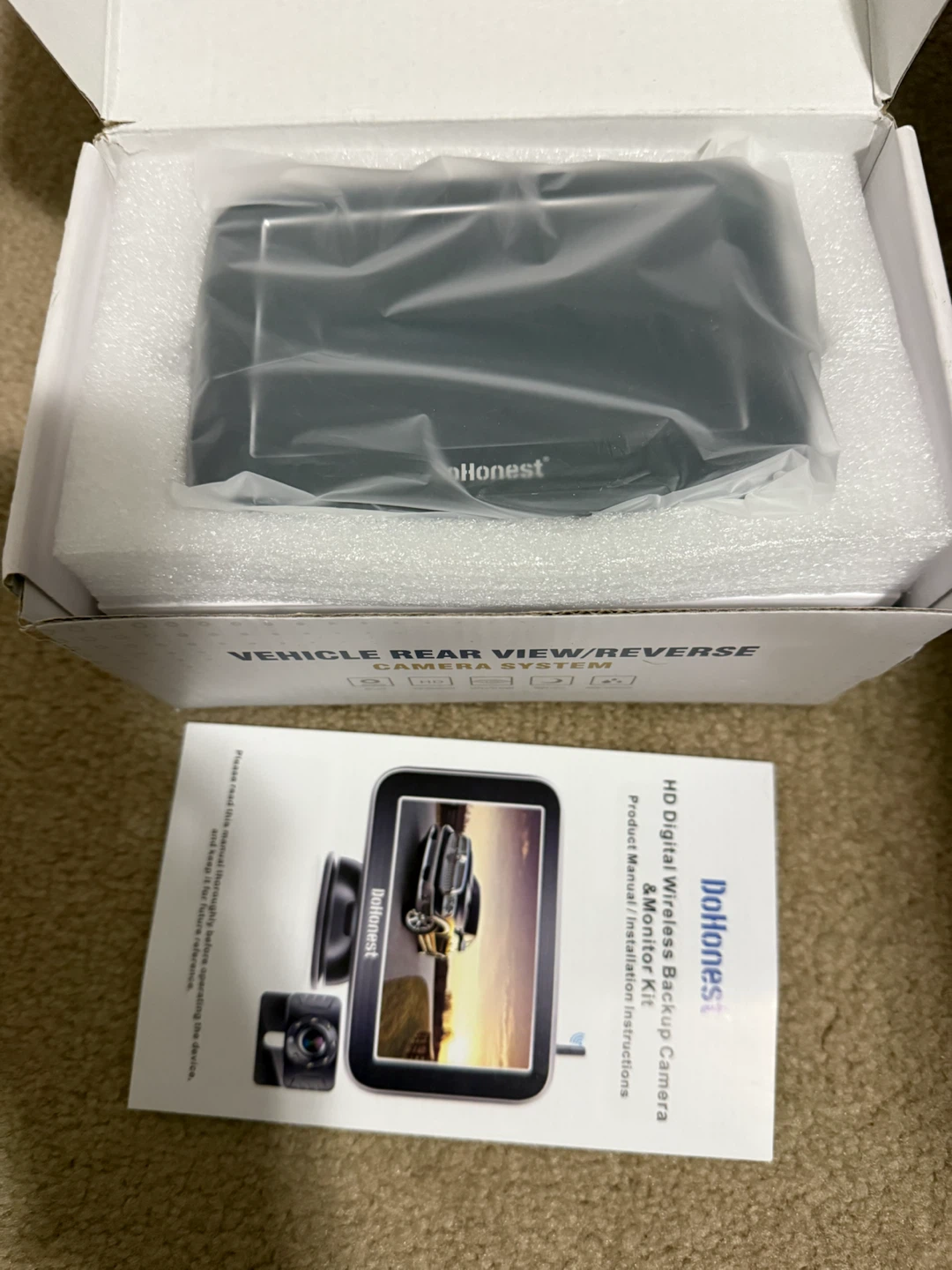 DoHonest HD Digital Wireless Backup Camera & Monitor Kit - photo 4