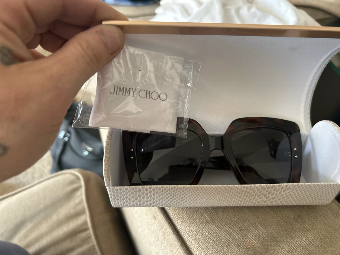 Jimmy Choo Tortoiseshell Cat-Eye Sunglasses