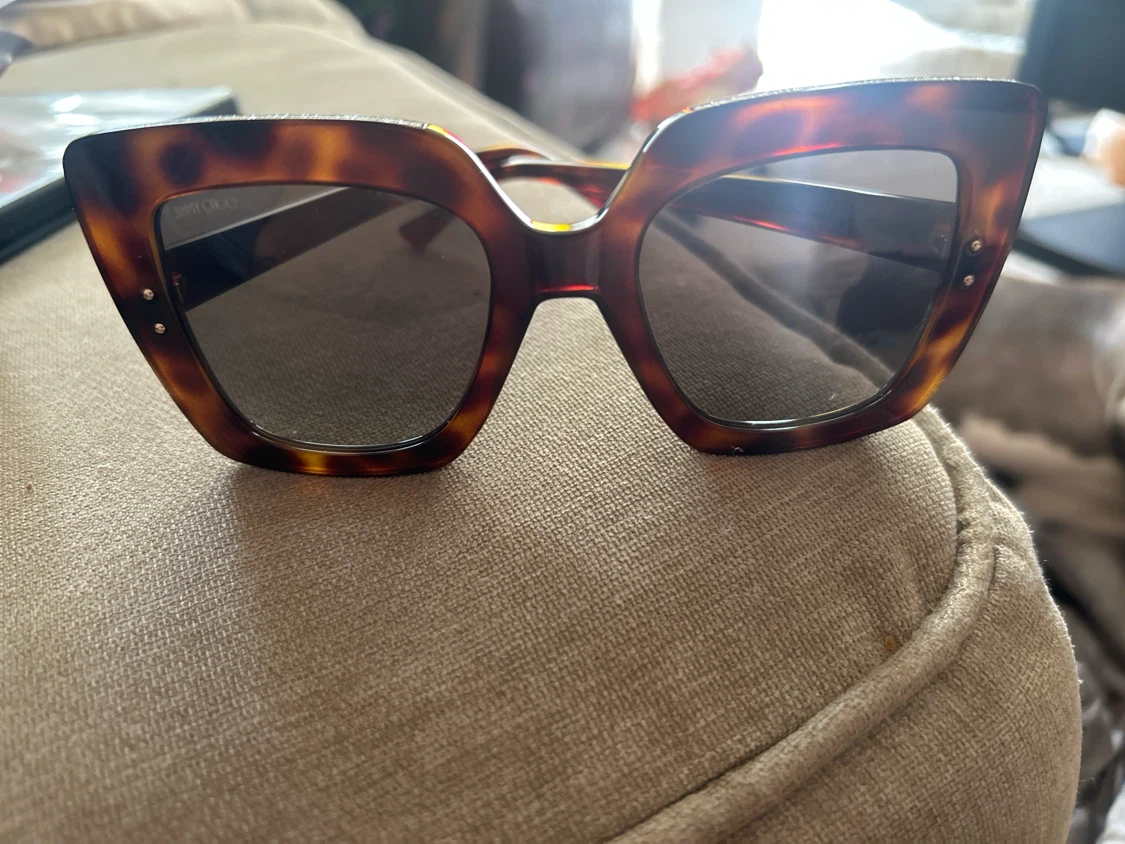 Jimmy Choo Tortoiseshell Cat-Eye Sunglasses - photo 2