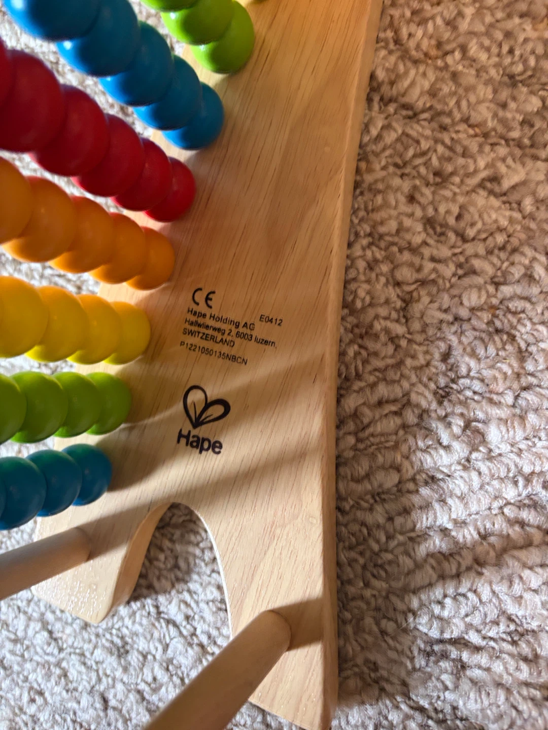 Hape Wooden Rainbow Abacus Toy - photo 2