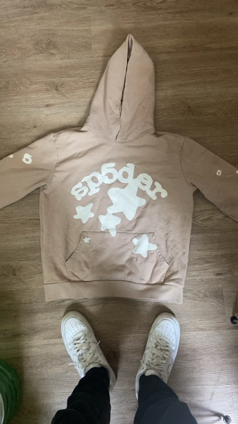 Brown Beluga Sp5der hoodie - photo 2
