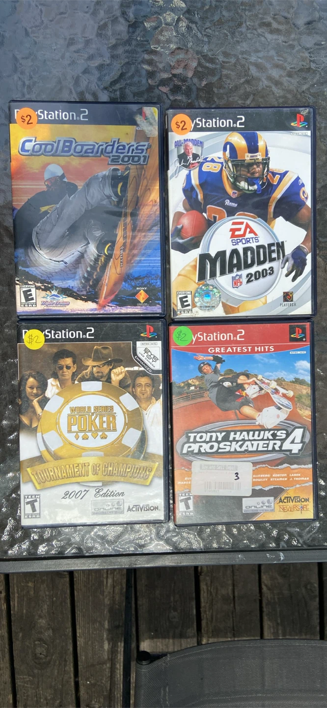 PlayStation 2 Games Bundle (Various Sports Titles)