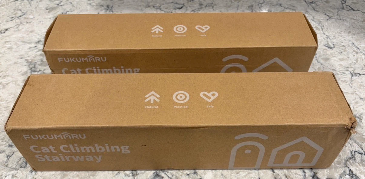 NEW Fukumaru Cat Wall Wood Climbing Stairway($25ea/both $40)
