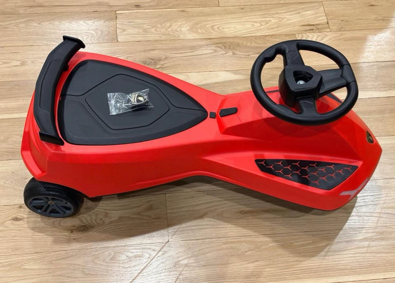 Lamborghini swing car with sound, storage and wheel lights - photo 4