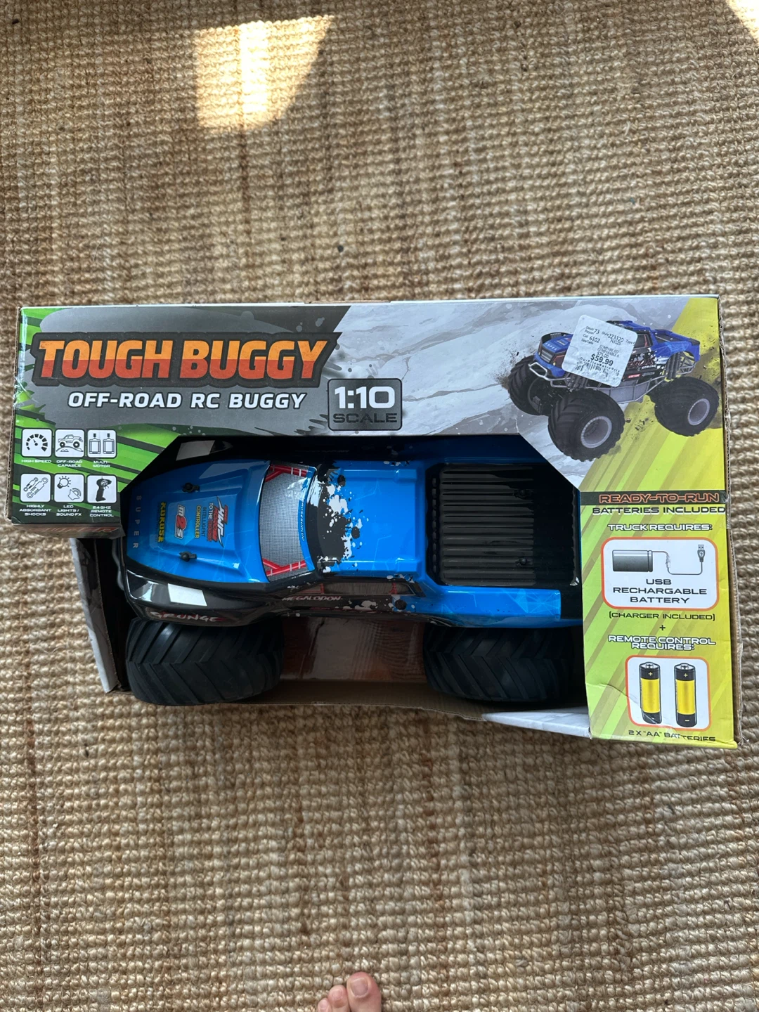 Super Wheels Tough Buggy 1:10 Off-Road RC Buggy - photo 2