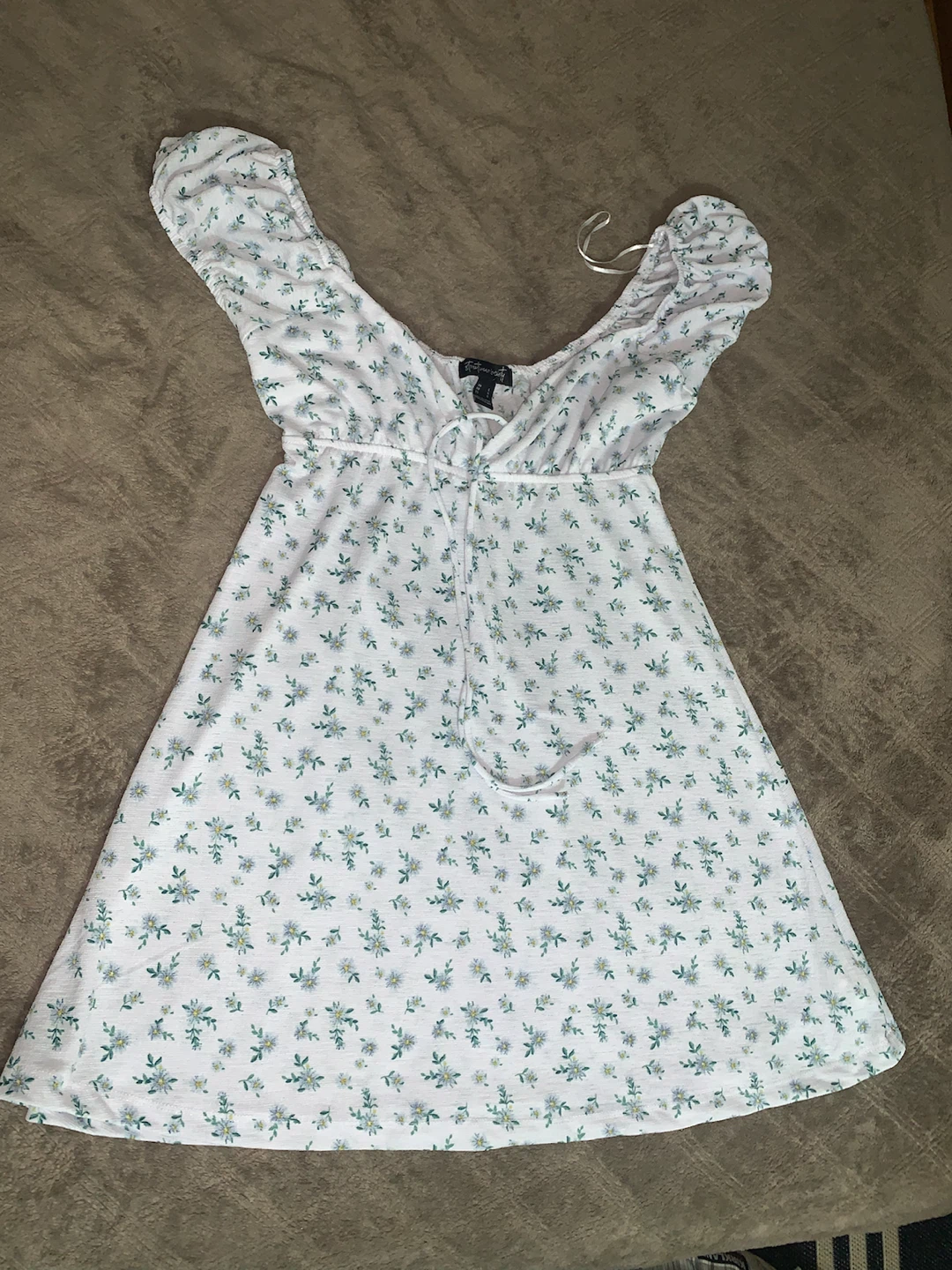 Streetwear Society White Floral Mini Dress