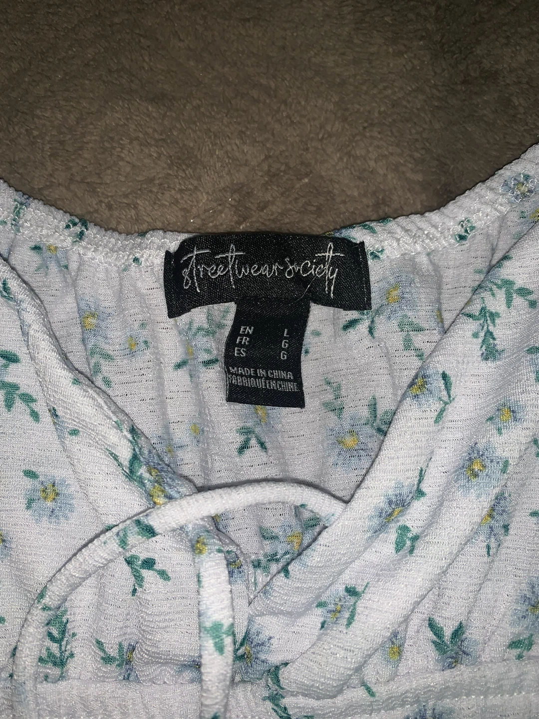 Streetwear Society White Floral Mini Dress - photo 2