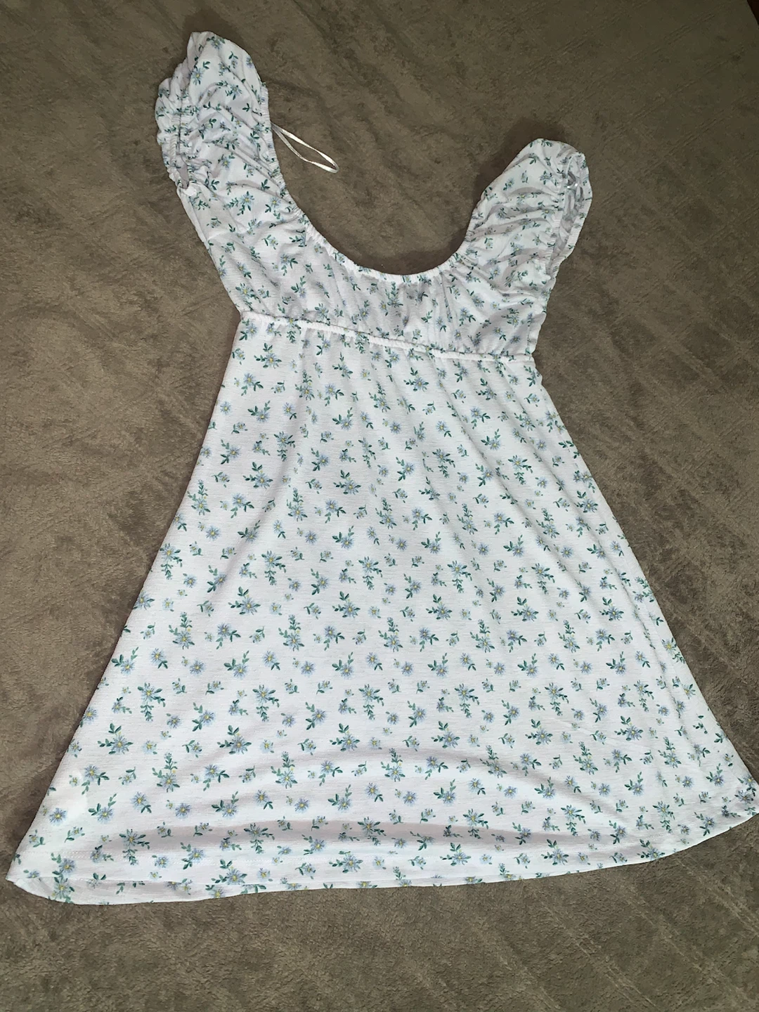 Streetwear Society White Floral Mini Dress - photo 3